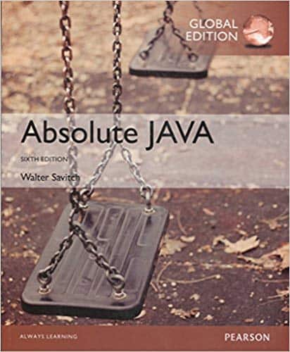 Absolute Java (6th Edition) ? Global Edition ?