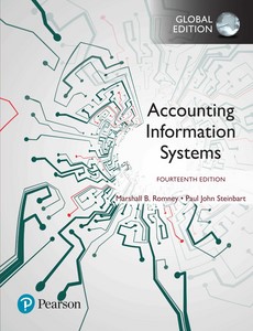 Accounting Information Systems 14th Global Edition by Marshall B. Romney