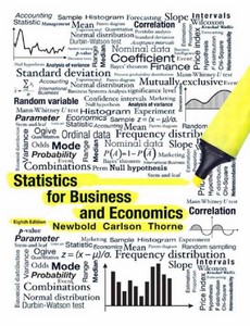 Statistics for Business and Economics 8th Edition by Paul Newbold