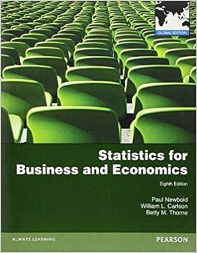 Statistics for Business and Economics (8th Edition) Global ?