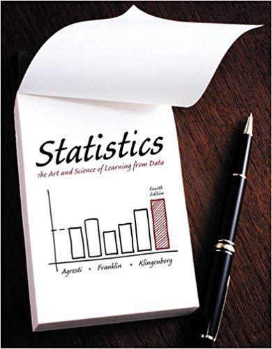 Statistics: The Art and Science of Learning from Data 4th Edition by Alan Agresti