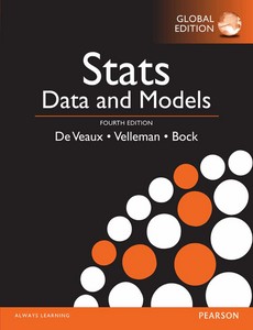 Stats Data and Models Fourth 4th Global Edition By Richard D. De Veaux