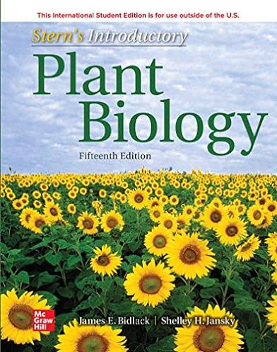 Stern's Introductory Plant Biology, 15th Edition