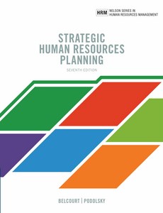 Strategic Human Resources Planning 7th Edition By Belcourt Podolosky