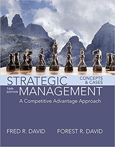 Strategic Management: A Competitive Advantage Approach, Concepts and Cases (16th Edition)
