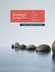 Strategic Management Creating Competitive Advantages 7th Edition by Gregory Dess