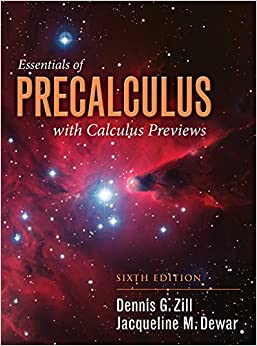 Student Resource Manual to accompany Essentials of PRECALC (Jones & Bartlett Learning Series in Mathematics)