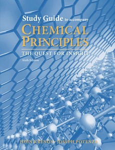 Study Guide for Chemical Principles 6th Edition by Peter Atkins