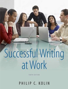 Successful Writing at Work 10th edition by Philip C. Kolin
