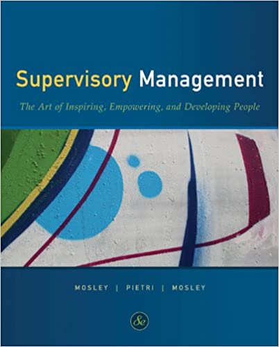 Supervisory Management (Available Titles CourseMate)