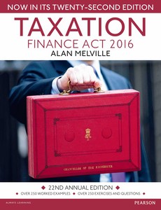 Taxation Finance Act 2016 by Alan Melville