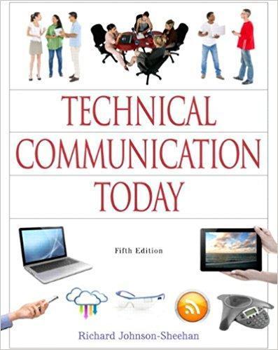 Technical Communication Today 5th Edition by Richard Johnson-Sheehan