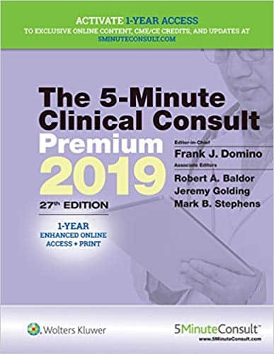 The 5-Minute Clinical Consult Premium 2019 (27th Edition) ?