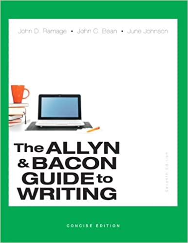 The Allyn & Bacon Guide to Writing, Concise Edition