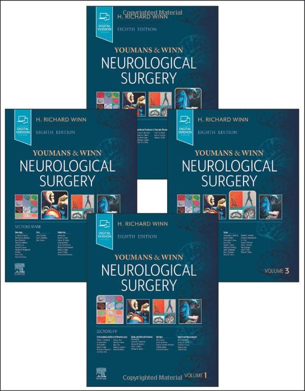Youmans and Winn Neurological Surgery: 4 - Volume Set (Youmans Neurological Surgery), 8th Edition - Videos