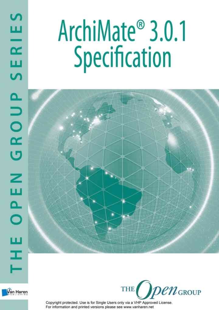 ArchiMate® 3.0.1 Specification, 1st Edition
