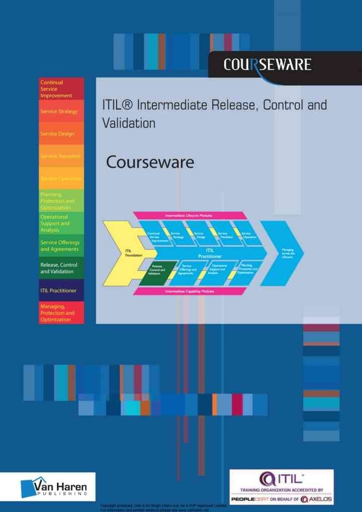 ITIL® Intermediate Release, Control and Validation, 1st Edition