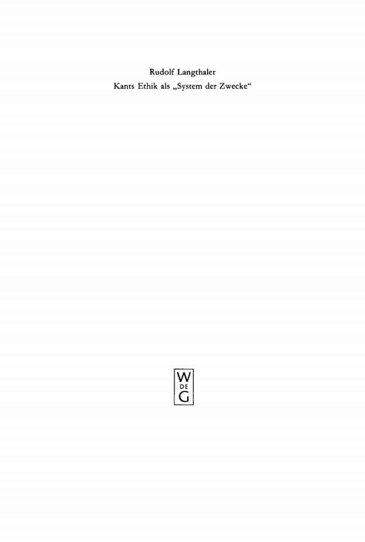 Kants Ethik als System der Zwecke: Perspektiven einer modifizierten Idee der "moralischen Teleologie" und Ethikotheologie, 1st Edition