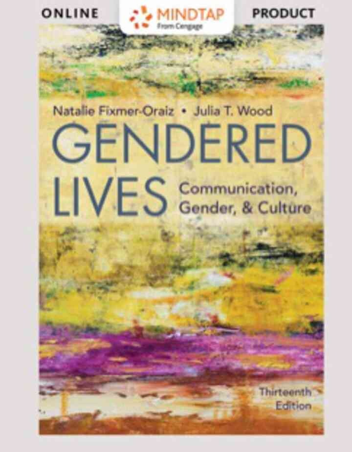 MindTap Speech for Wood/Fixmer-Oraiz's Gendered Lives, 3th Edition