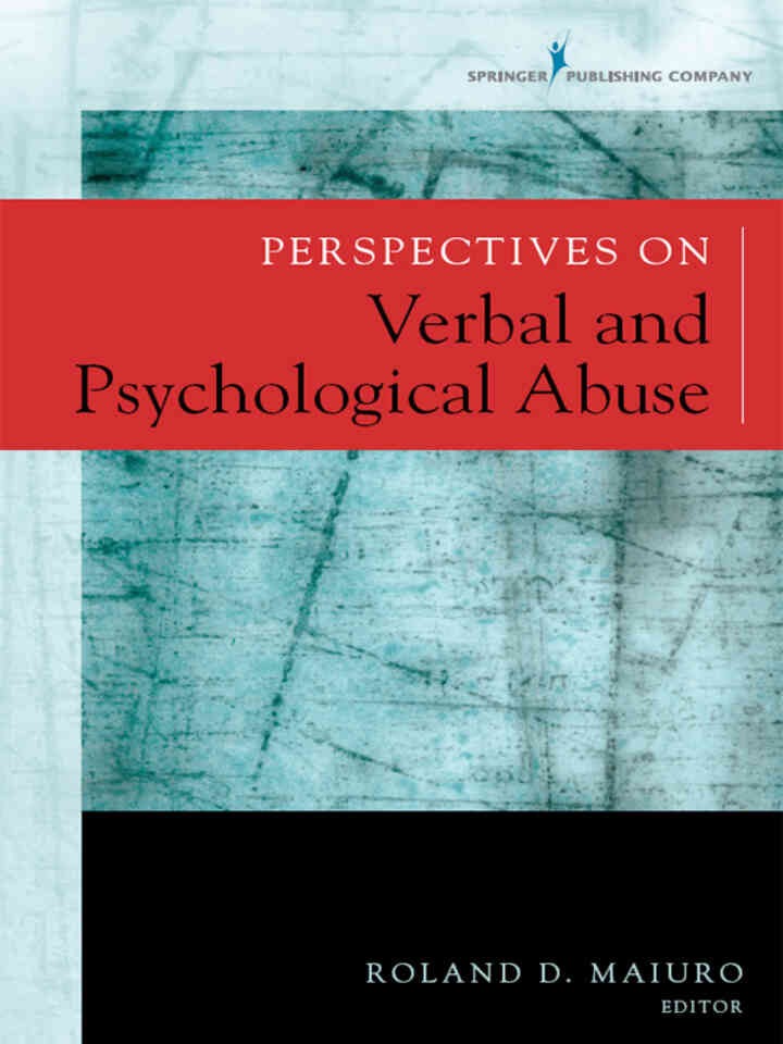 Perspectives on Verbal and Psychological Abuse, 1st Edition
