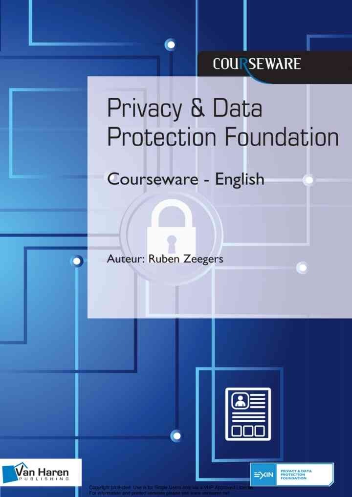 Privacy & Data Protection Foundation - English, 1st Edition