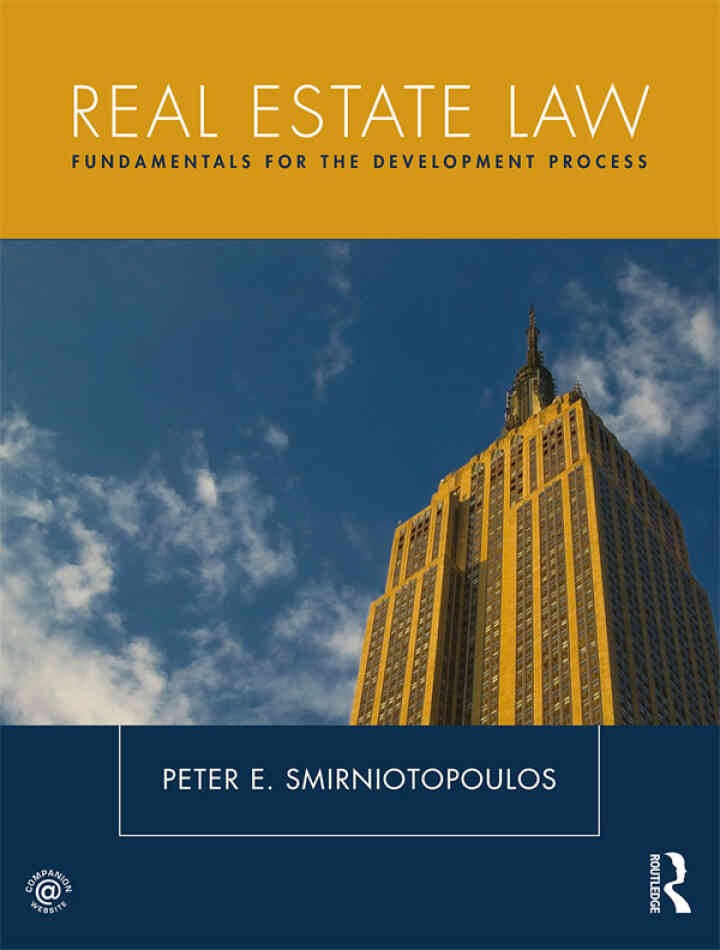 Real Estate Law: Fundamentals for The Development Process, 1st Edition