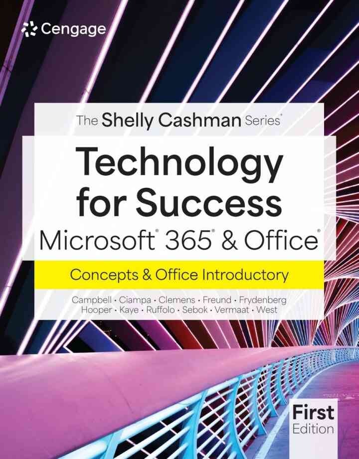 Technology For Success & The Shelly Cashman Series® Microsoft® 365® & Office® Introductory, 1st Edition
