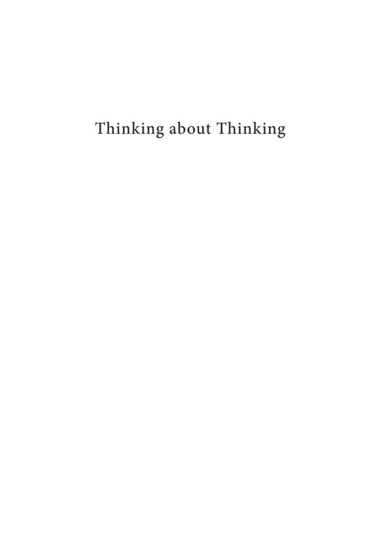 Thinking about Thinking: Mind and Meaning in the Era of Techno-Nihilism